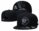 Nets Team Logo Black Adjustable Hat GS,baseball caps,new era cap wholesale,wholesale hats